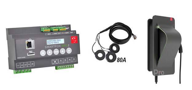 Smartfox Pro 2 Energiemanager und Wallbox dunkelgrau