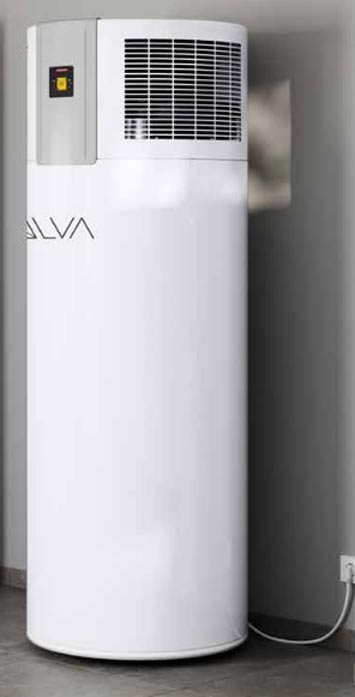 ALVA Brauchwasserwärmepumpe 300L Standard mit Register ALVA Brauchwasserwärmepumpe 300L Standard mit Register