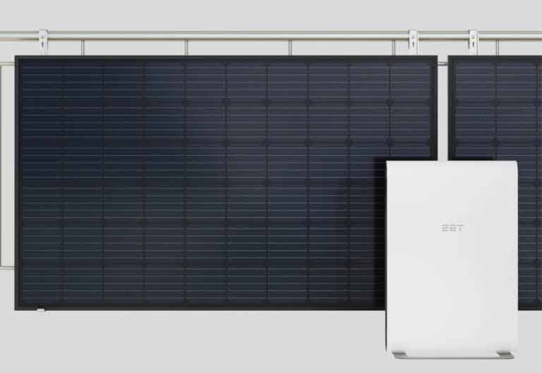 EET SOLMATE Balkonkraftwerk  800W mit Speicher 1,44 kWh