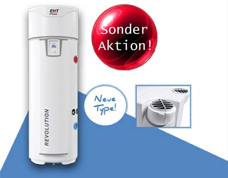 EHT_REVOLUTION Brauchwasserwärmepumpe Austria Email Revolution Aktion!