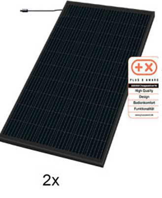 Kioto SONNENKRAFTWERK mit Module 325 Wp, black Kioto SONNENKRAFTWERK mit Module 325 Wp, black