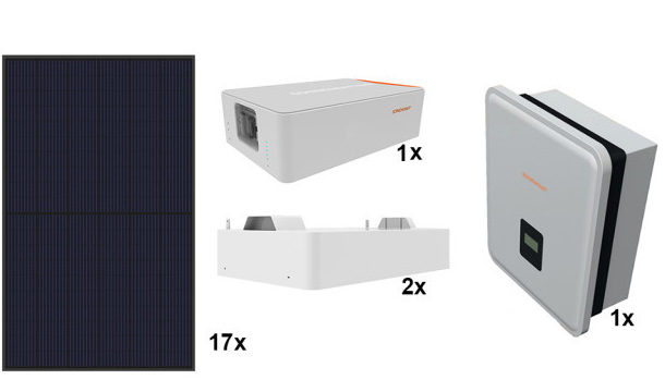 Sonnenkraft-PV-Set-6-kWP Sonnenkraft PV Set 6 kWp mit Speicher und Hybrid WR