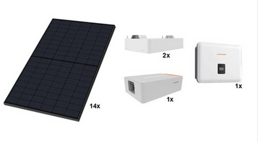 Photovoltaikset 6 KWp Sonnekraft PV-Set 6 Kwp