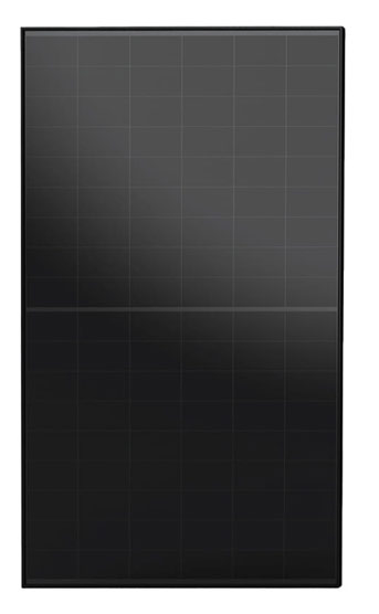 Kioto Doppelglasmodul 480 Wp Rahmen schwarz KPV 480 PV Modul Ansicht frontal