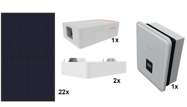 Sonnenkraft-PV-Set-8-kWP Sonnenkraft PV Set 8 kWp mit Speicher und Hybrid WR