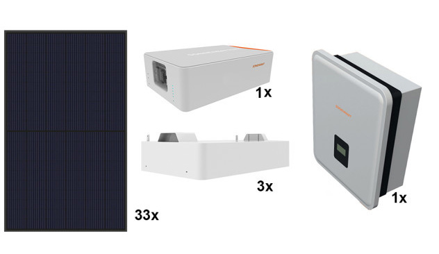 Sonnenkraft-PV-Set-12-kWP Sonnenkraft PV Set 12 kWp mit Speicher und Hybrid WR